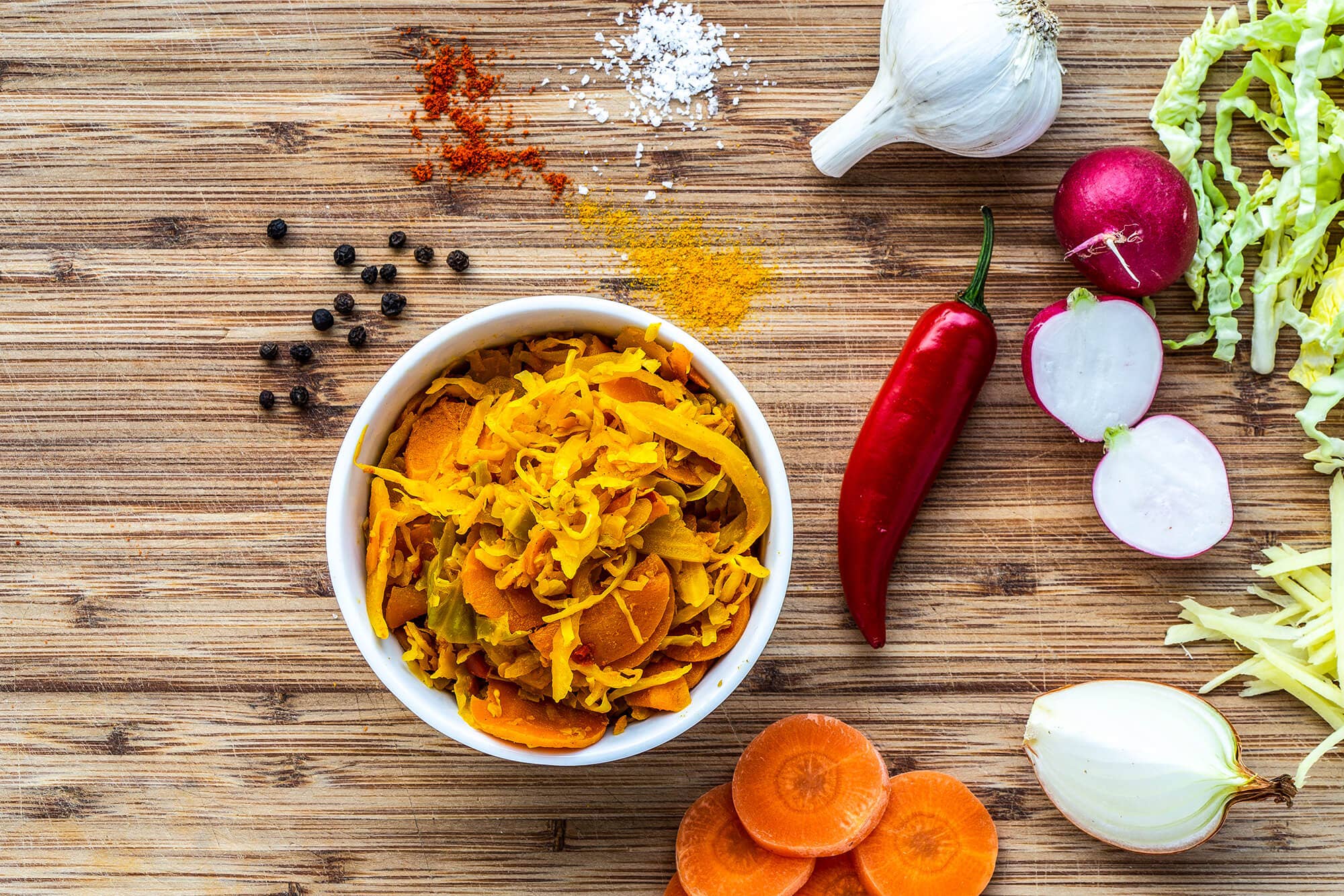 Organic Kimchi - Turmeric & Black Pepper: 475g