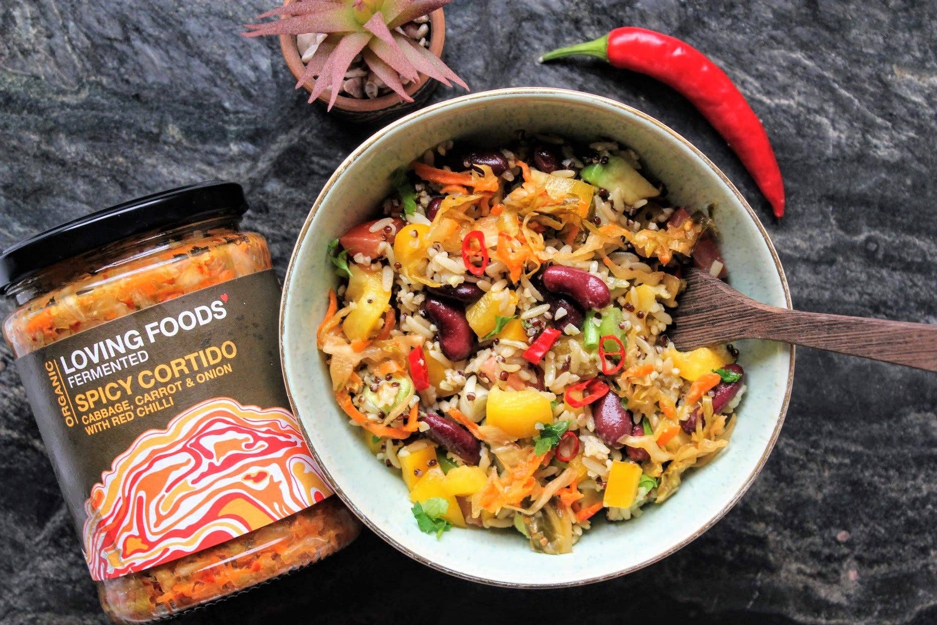 Organic Spicy Cortido Kraut: 475g