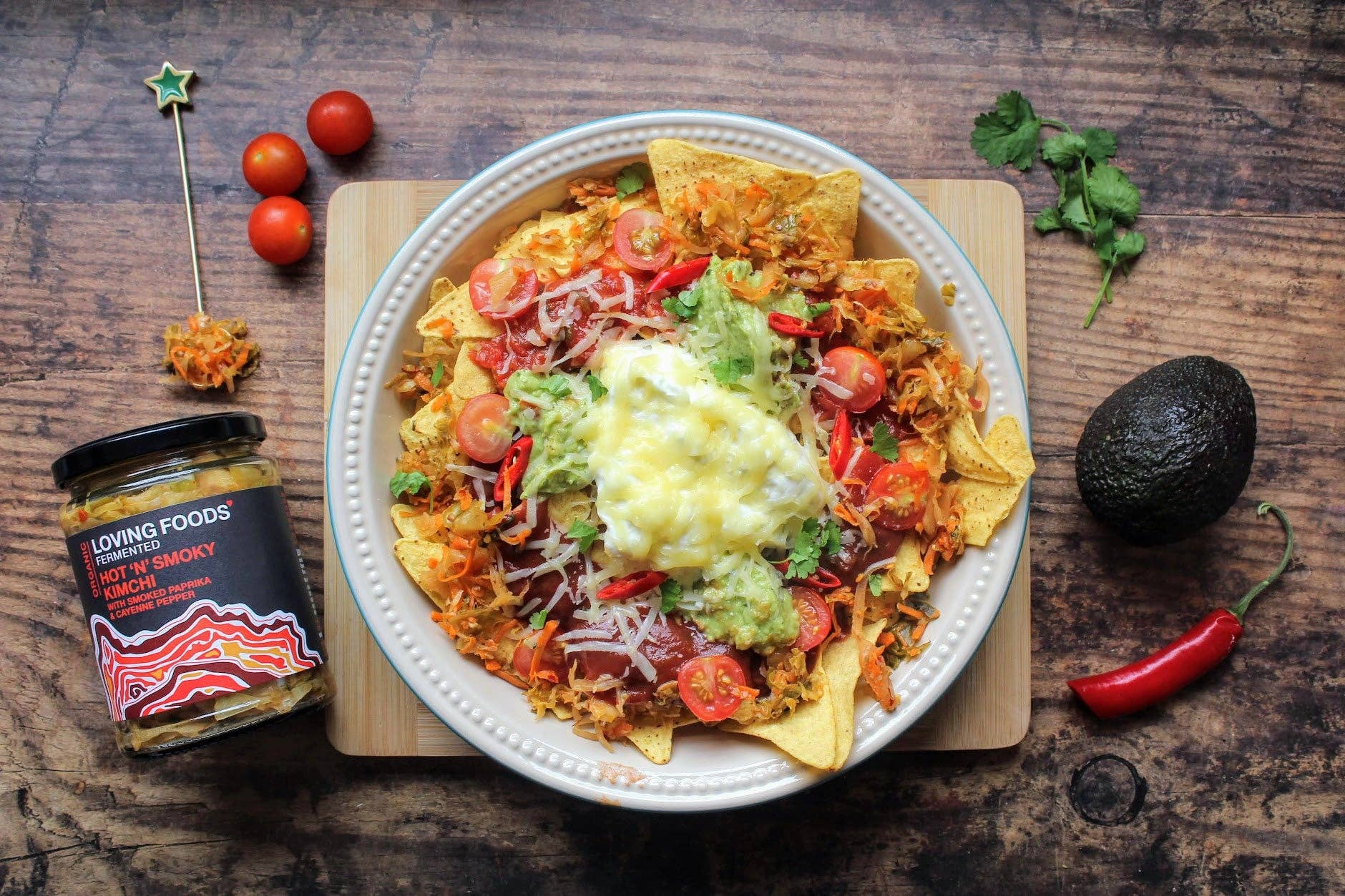 Organic Kimchi - Hot 'n' Smoky: 475g